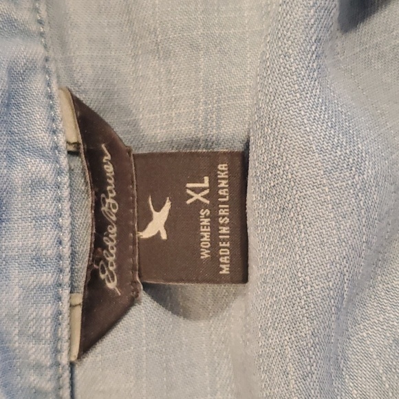 Eddie Bauer Button Up Top SZ XL - Picture 5 of 6